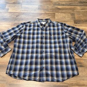 Carhartt long sleeve button down shirt size 4XL